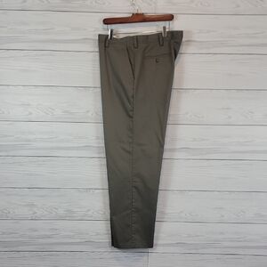 Dockers D3 Easy Khaki Olive Brown Flat Panel Chinos Mens Size 40" X 32"
